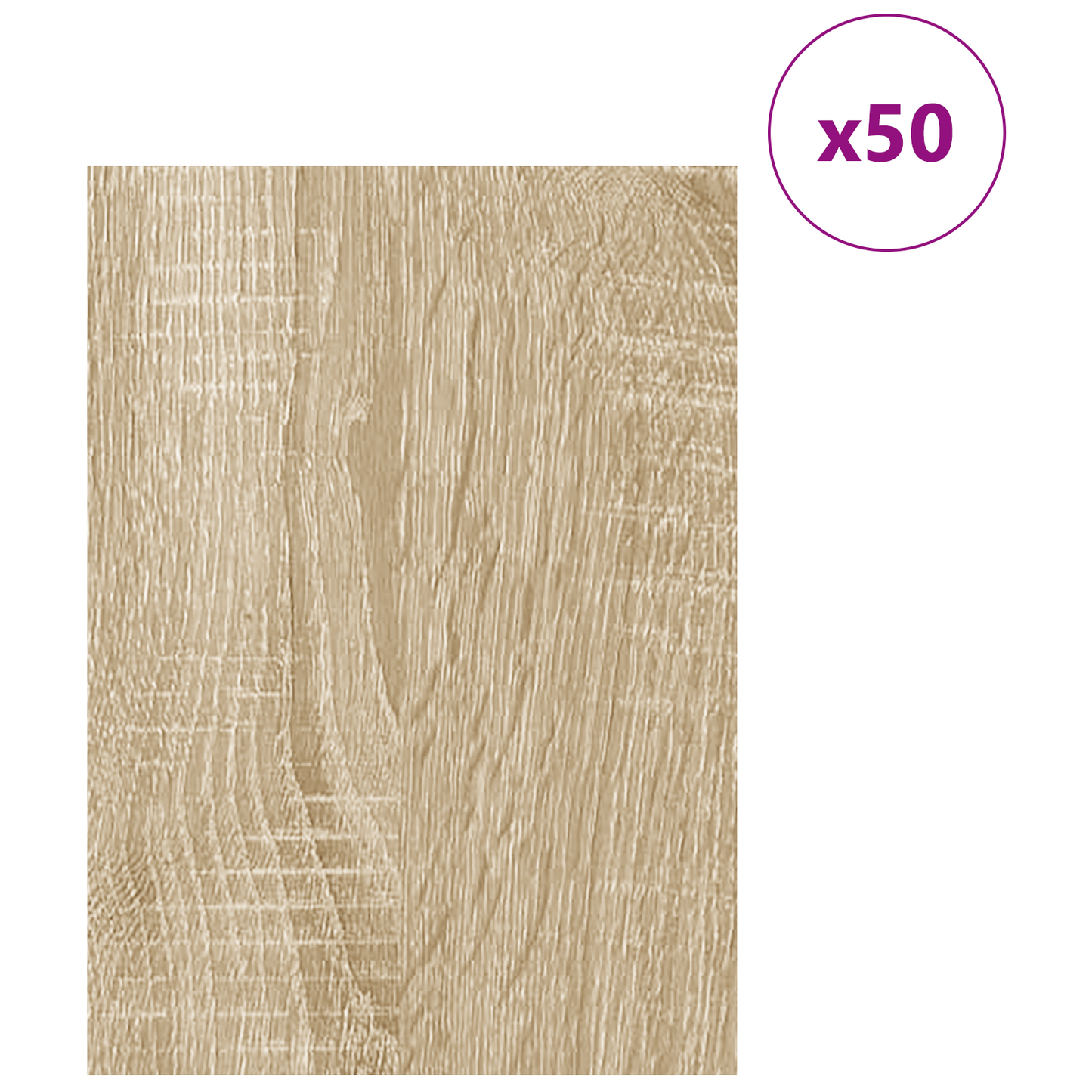 Decor Panels 50 pcs Sonoma Oak 30 x 42 x 0.27 cm