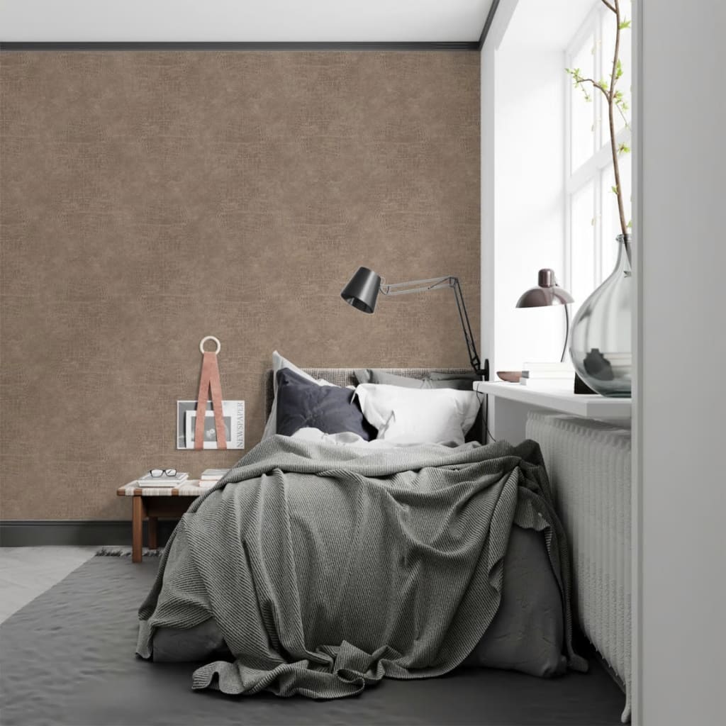 Noordwand Wallpaper Croco Taupe