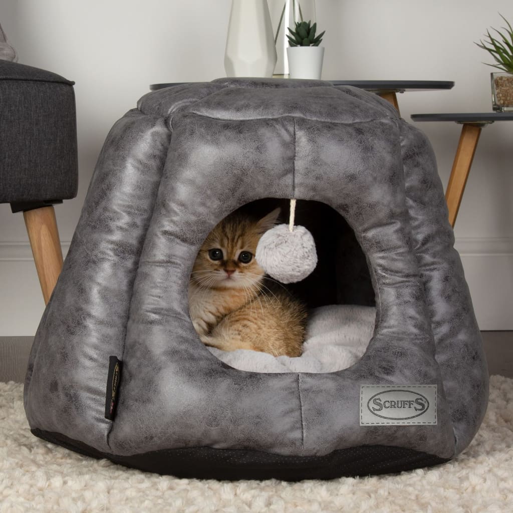 Scruffs & Tramps Cat Bed Knightsbridge 48x38 cm Grey