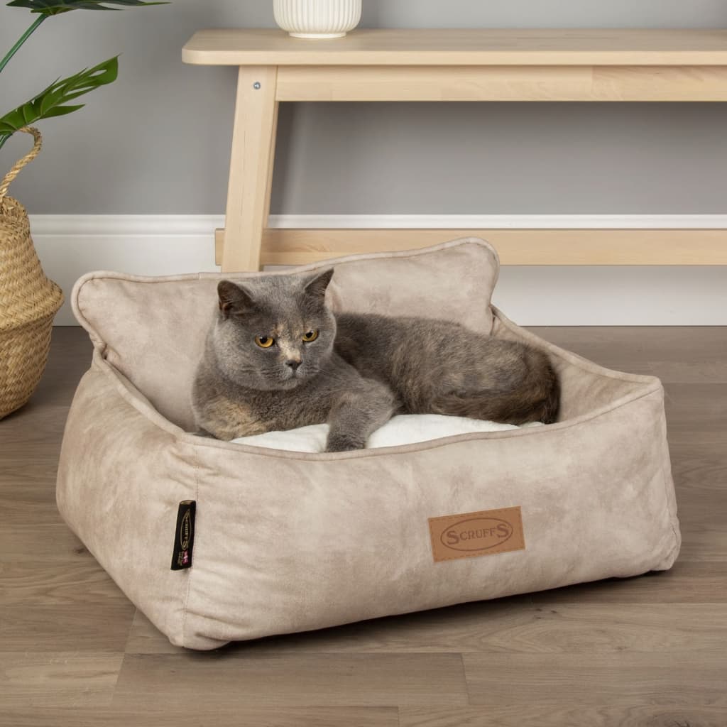 Scruffs & Tramps Dog Bed Kensington Size L 90x70 cm Cream