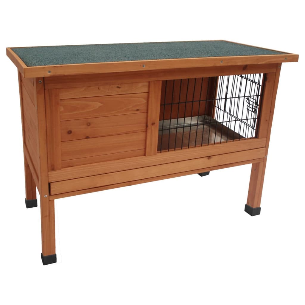 FLAMINGO Rabbit Hutch Bunny 90 91x45x70 cm Brown