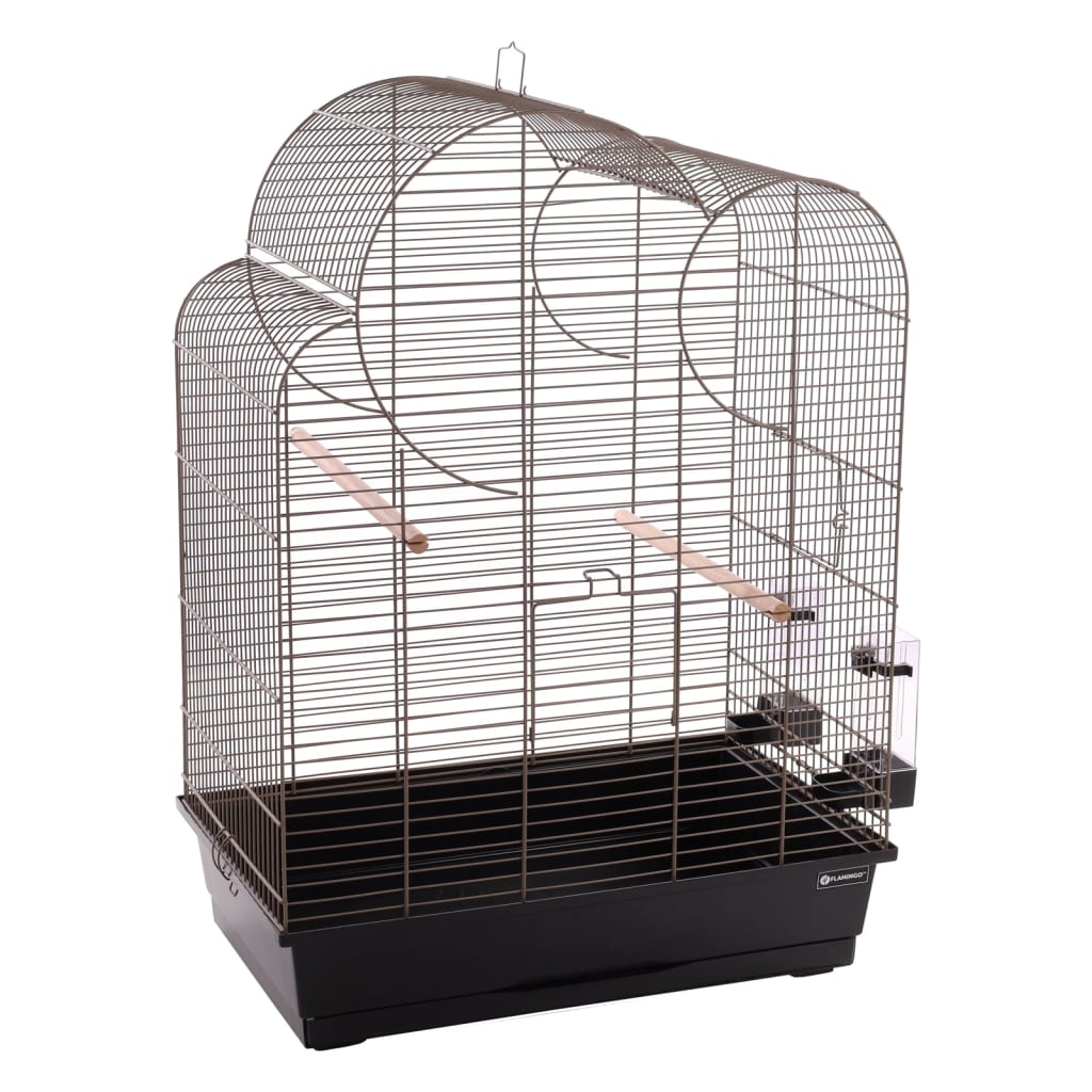 FLAMINGO Parakeet Cage Wammer 1 54x34x75 cm Metallic Taupe