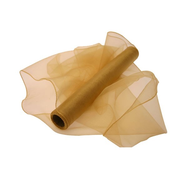 Gold Organza Roll (40cm x 9m)