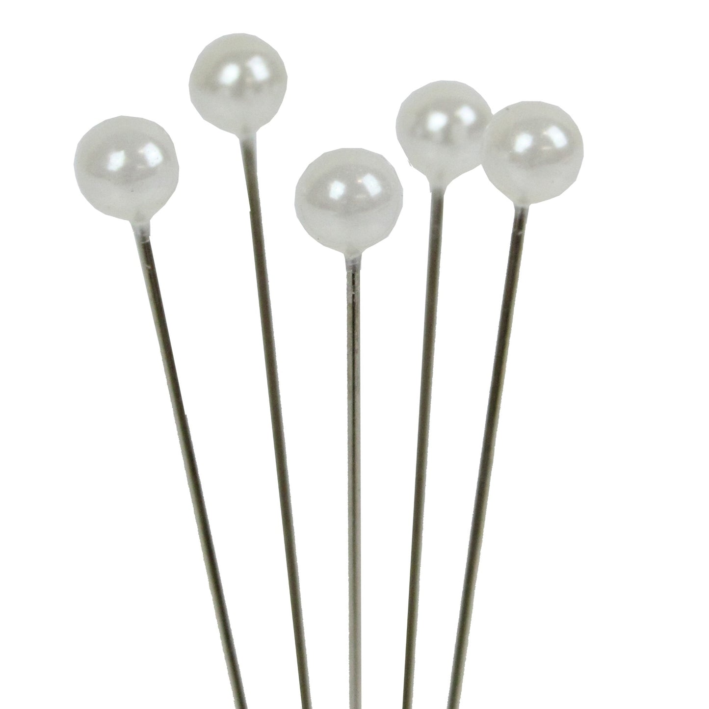 White 7cm Pearl Headed Pins