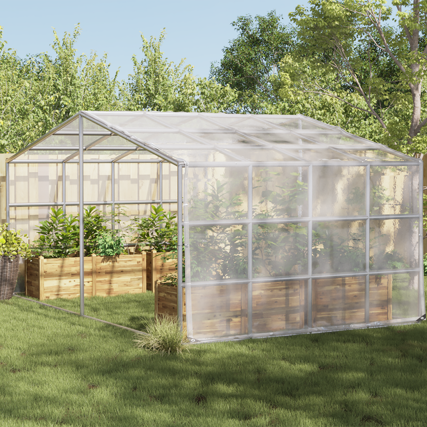 Plant Cover Transparent 3 x 12 m PE