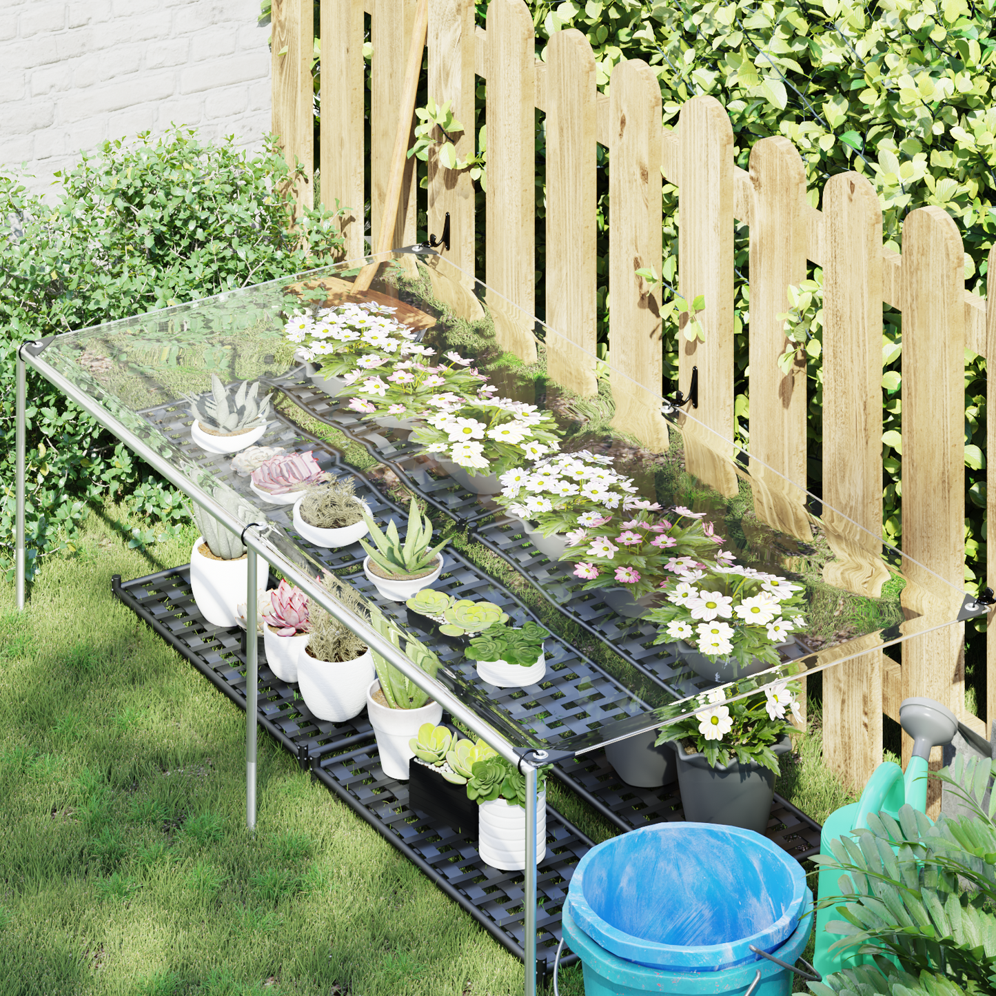 Plant Cover Transparent 1 x 2 m PVC