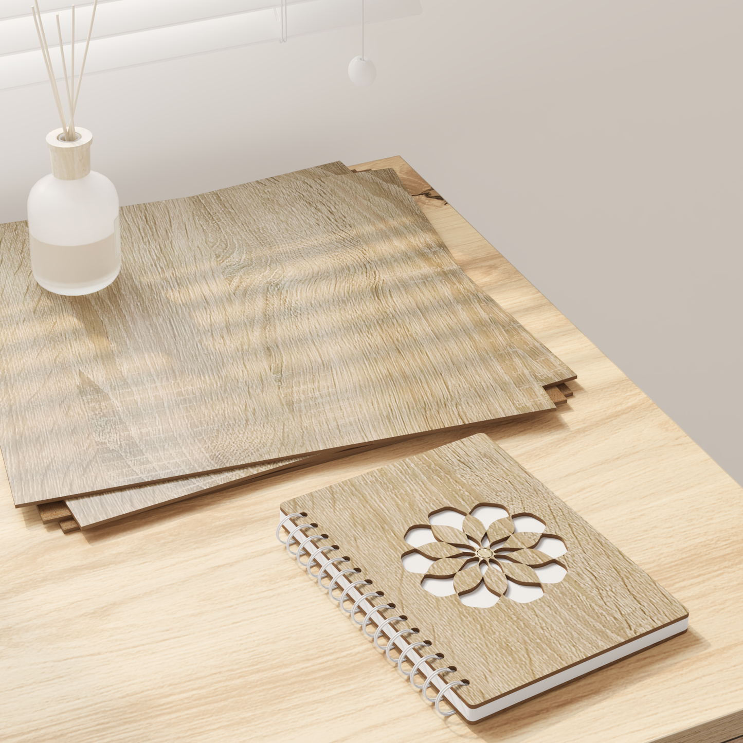 Decor Panels 12 pcs Sonoma Oak 30 x 30 x 0.27 cm