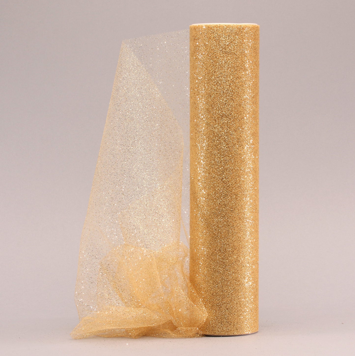 Gold Glitter Tulle 30cm x 23m