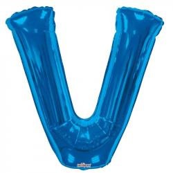 34"  Letter Balloon -  V - Blue