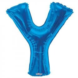34"  Letter Balloon -  Y - Blue