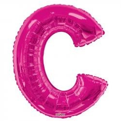 34"  Letter Balloon -  C - Pink