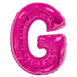 34"  Letter Balloon -  G - Pink