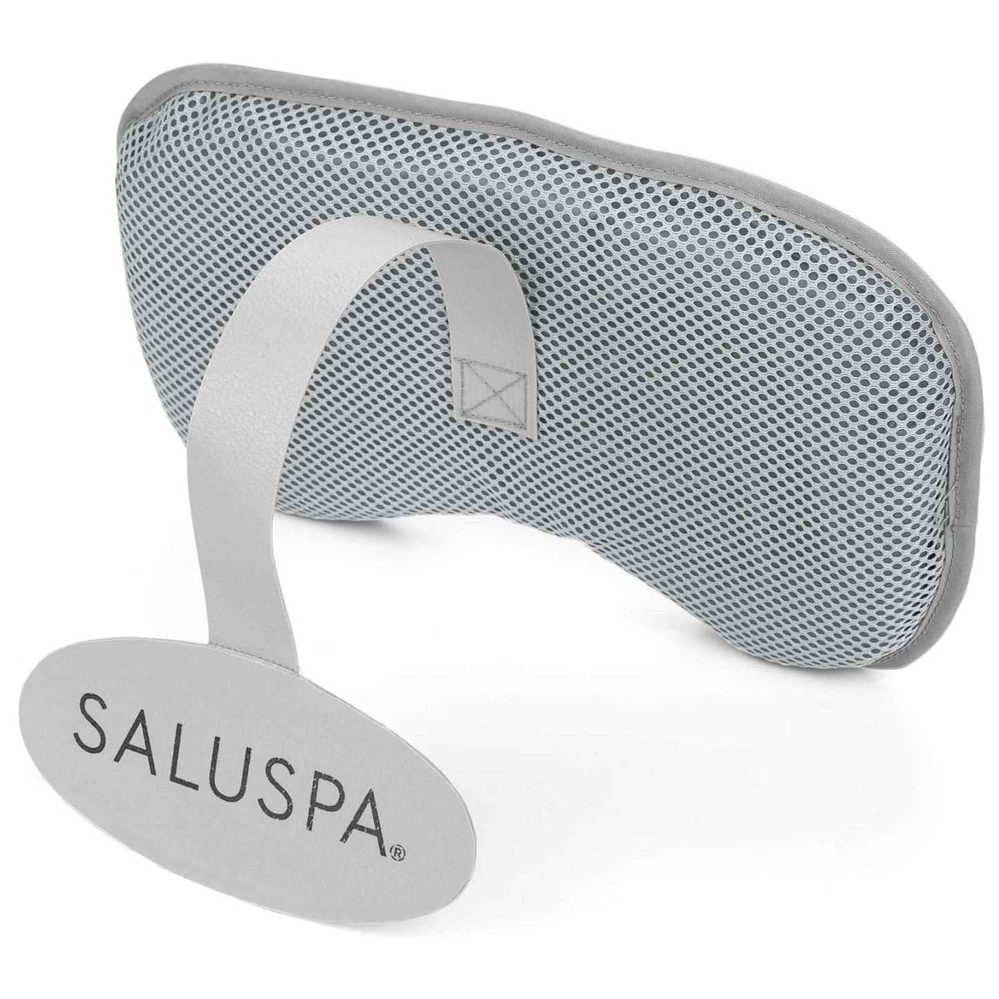 Spa Bath Pillow 2 pcs Steel and PVC Grey
