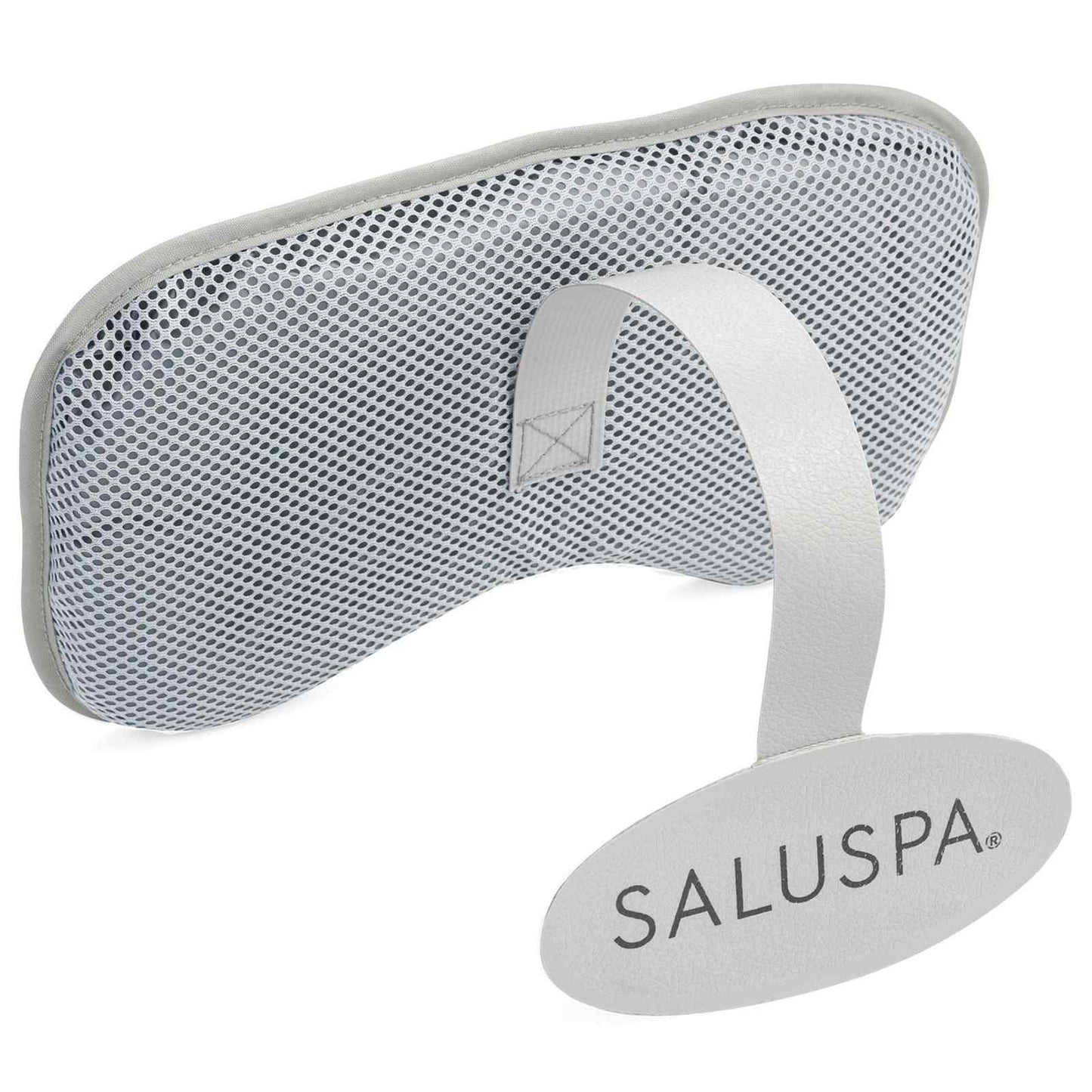 Spa Bath Pillow 2 pcs Steel and PVC Grey