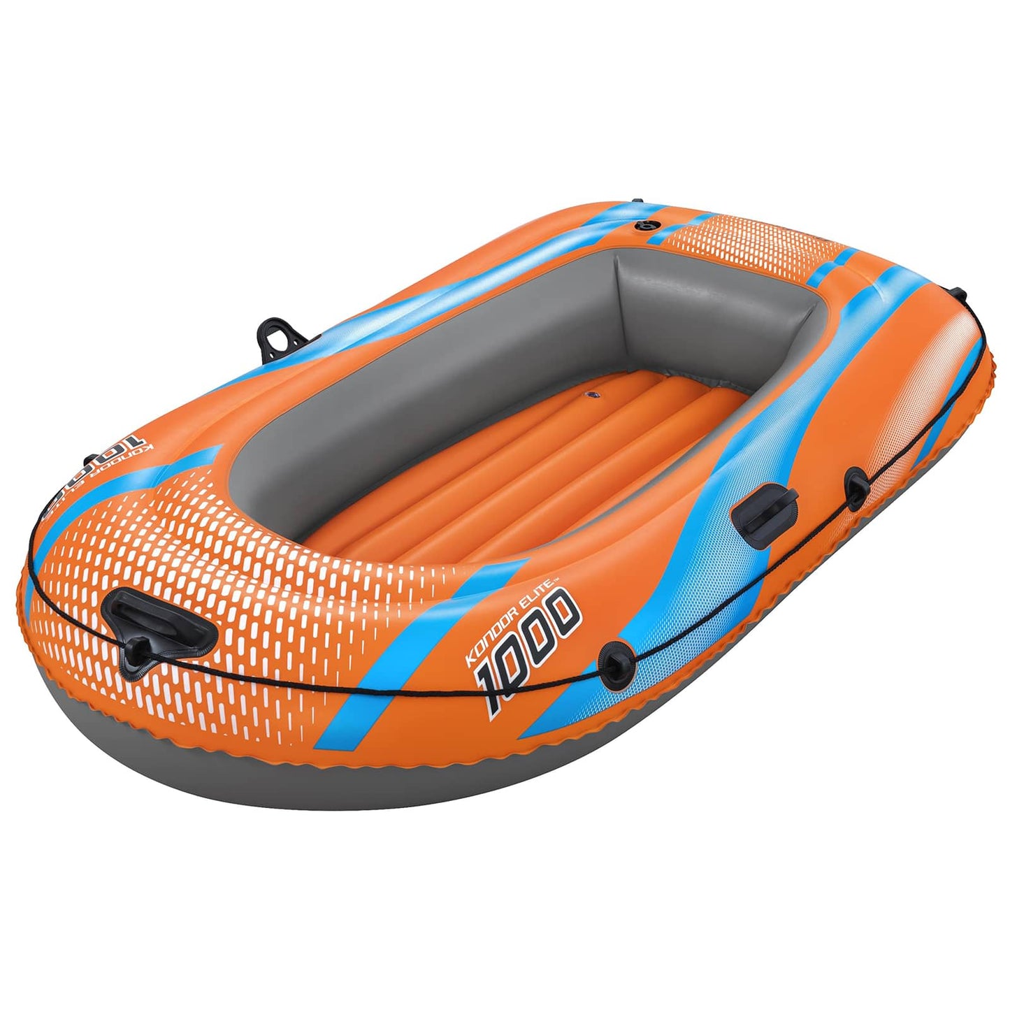 Inflatable Boat Orange 162 x 96 cm PVC