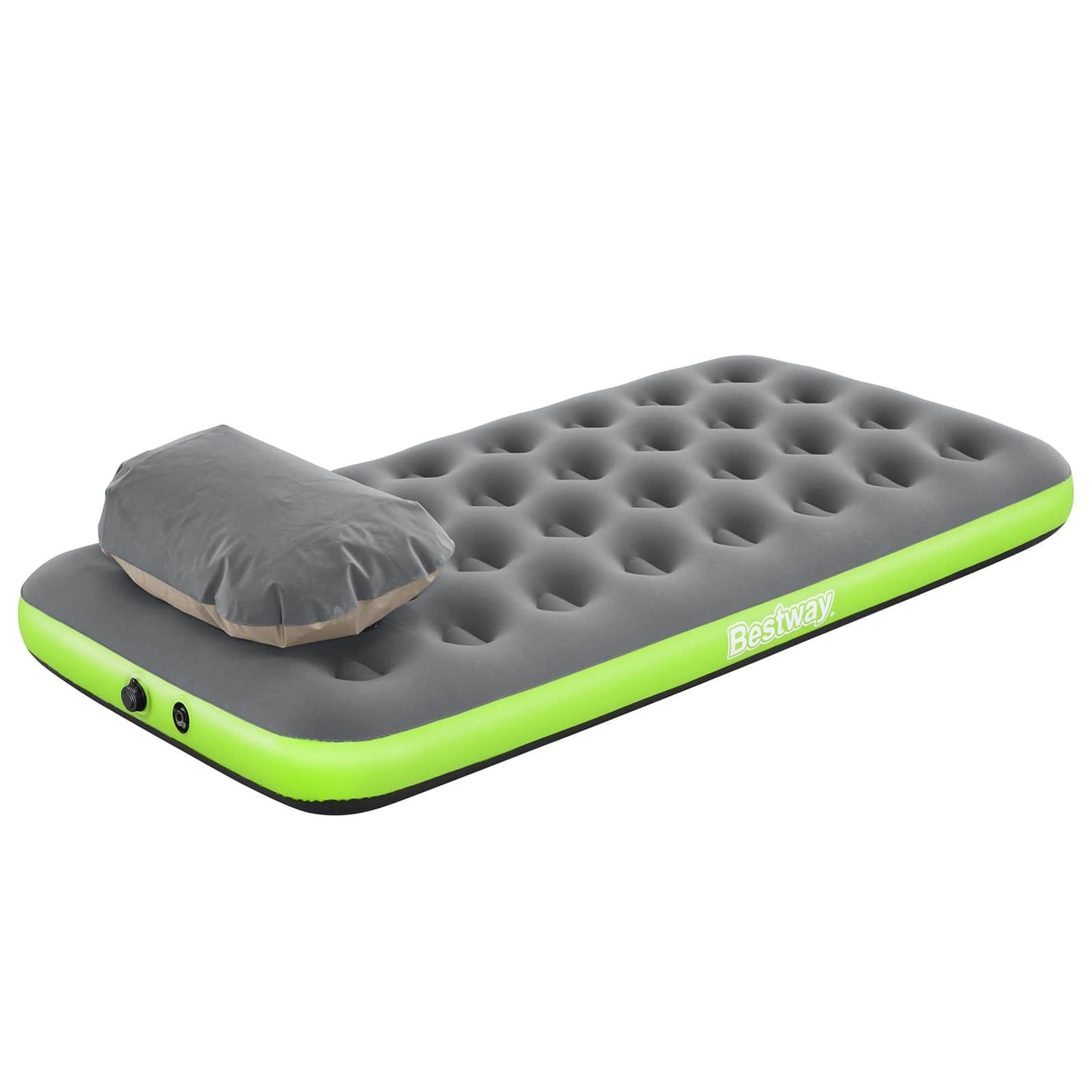 Air mattress 1-Person 188 x 99 x 22 cm Grey and Green