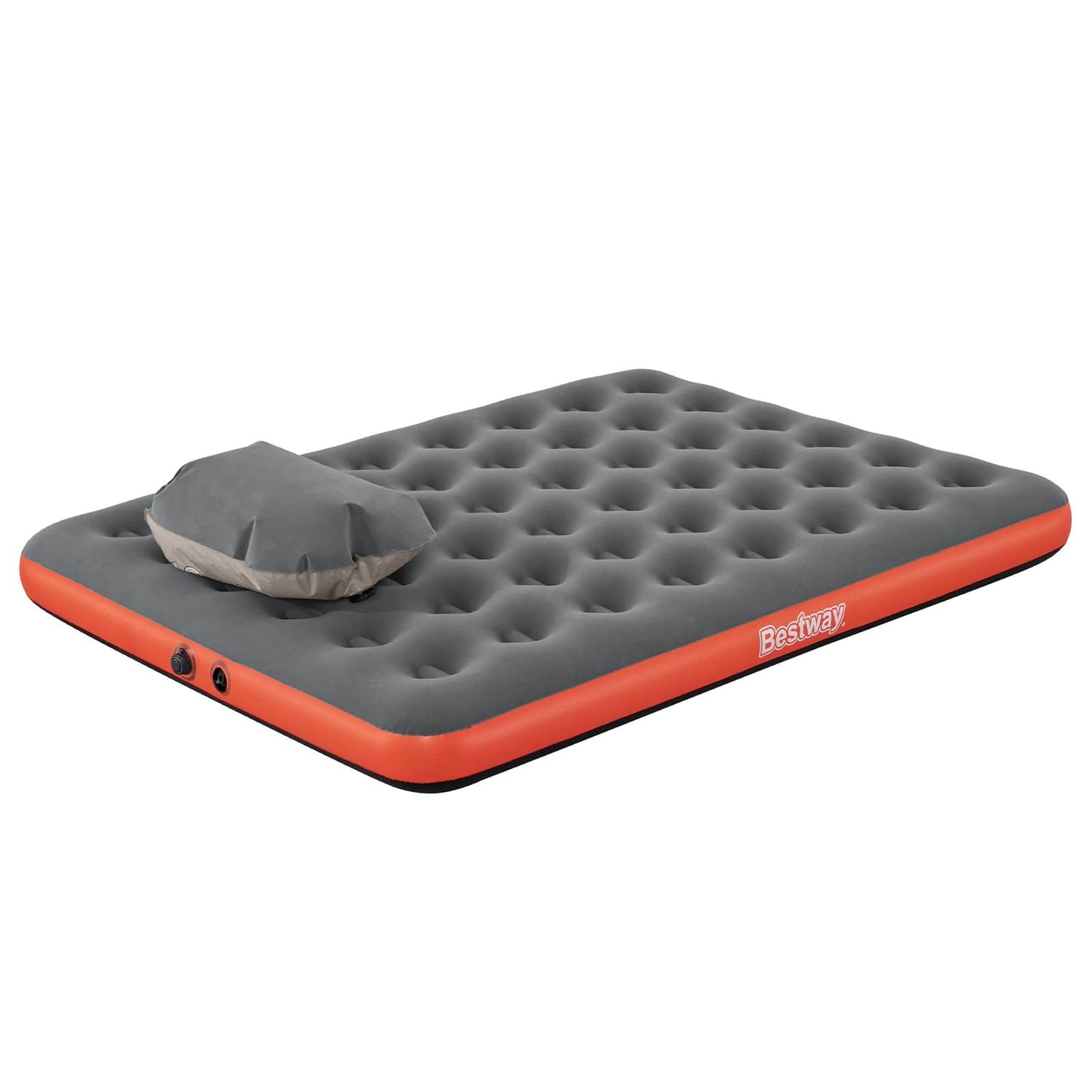 Air mattress 2-Person 203 x 152 x 22 cm Grey and Red