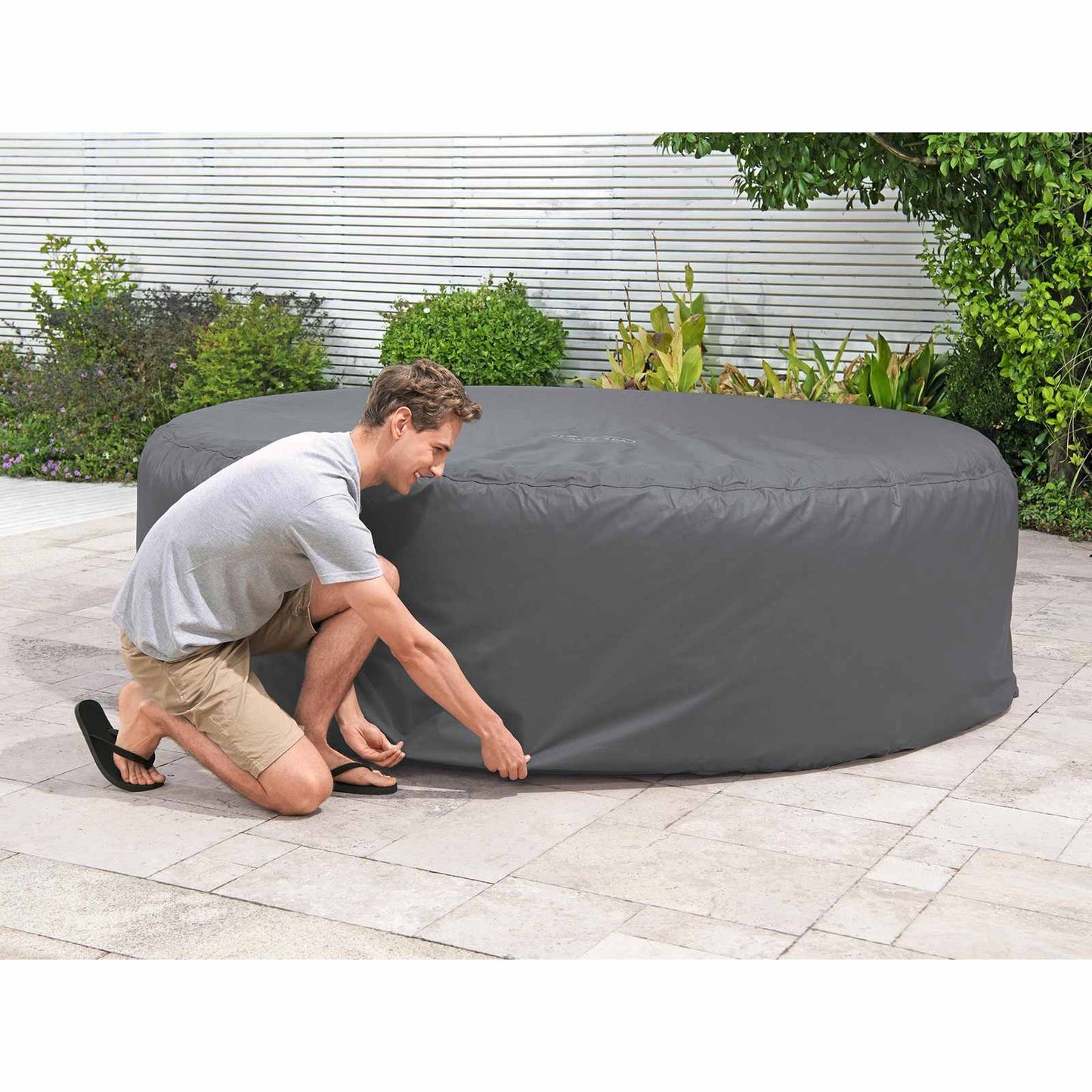 Cover PVC and POM Grey
