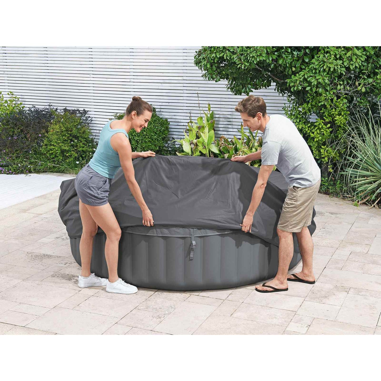 Cover PVC and POM Grey