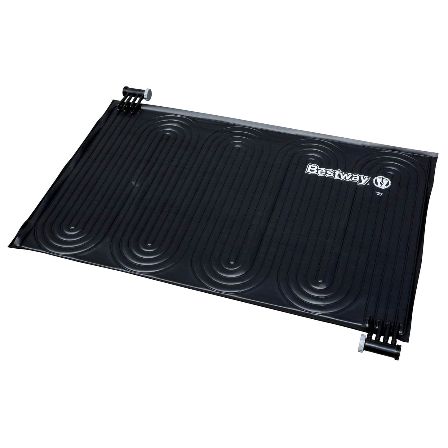 Solar Pool Heating Mat Black 110 x 171 cm PVC