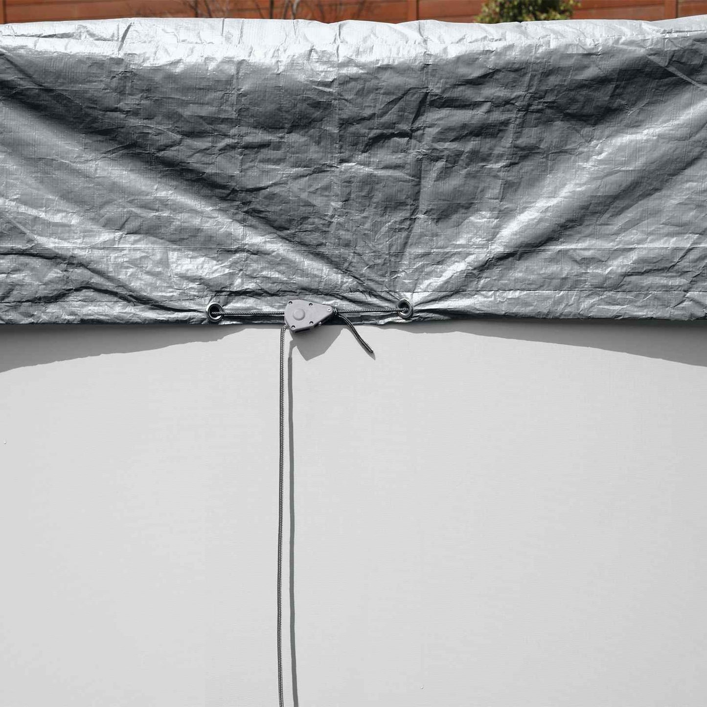 Pool Cover Ø4.27 m Round Polyester Grey