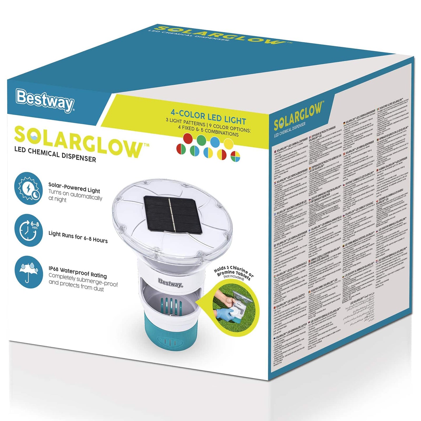 Floating Solar Light White Ø 7.6 cm PC and ABS