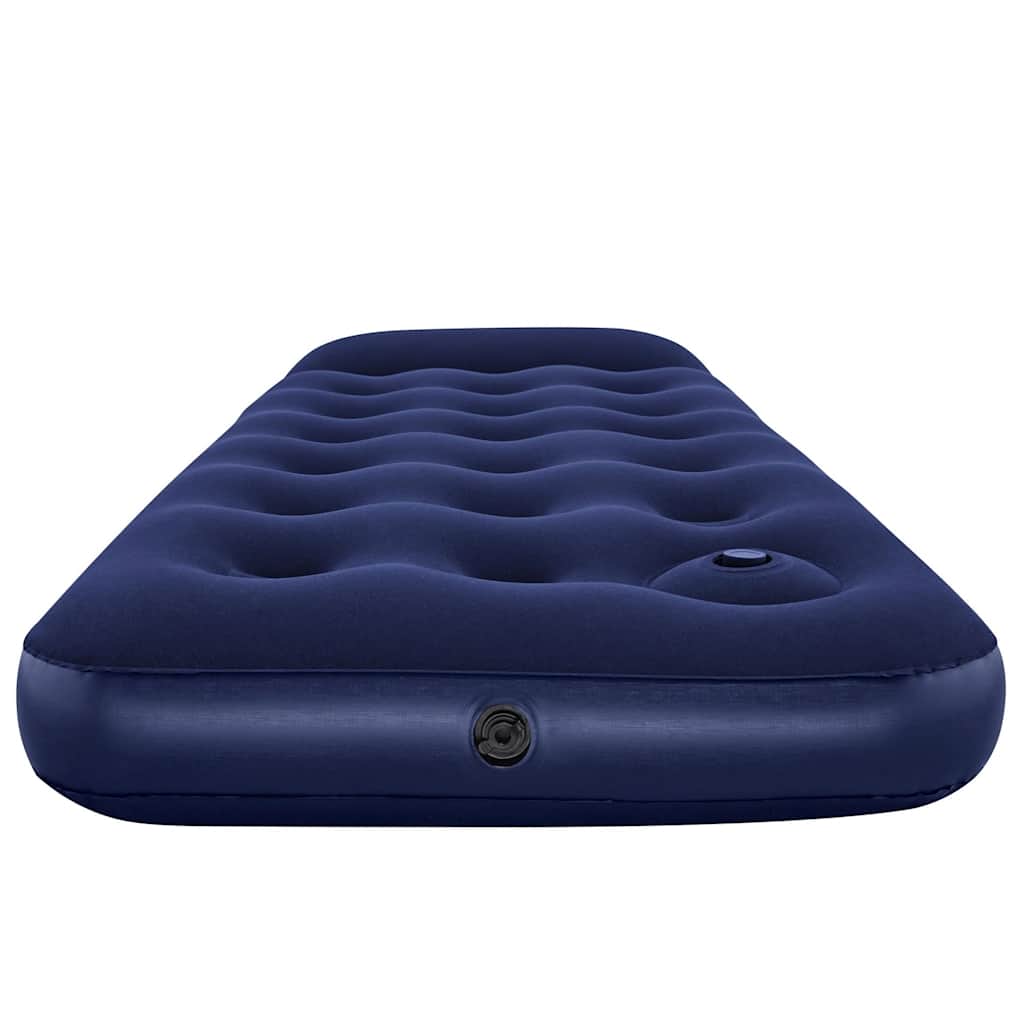 Inflatable Flocked Airbed with Built-in Foot Pump 185 x 76 x 28 cm