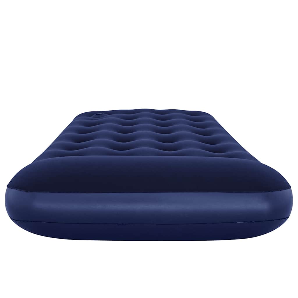 Inflatable Flocked Airbed with Built-in Foot Pump 188 x 99 x 28 cm