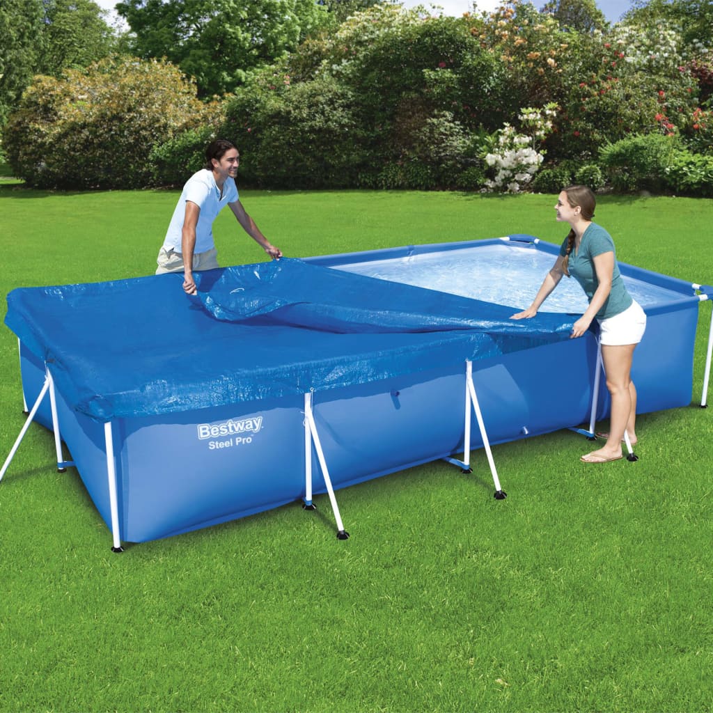 Pool Cover | Blue | Polyethylene | 400 x 211 cm | Durable | Pool Cover