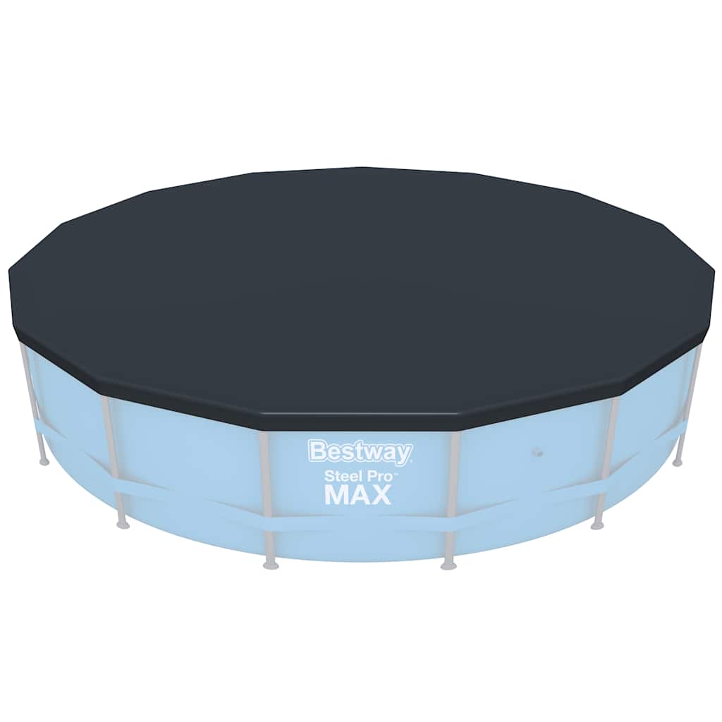 Pool Cover | Anthracite | PVC | 457 cm diameter | Durable | Pool Cover