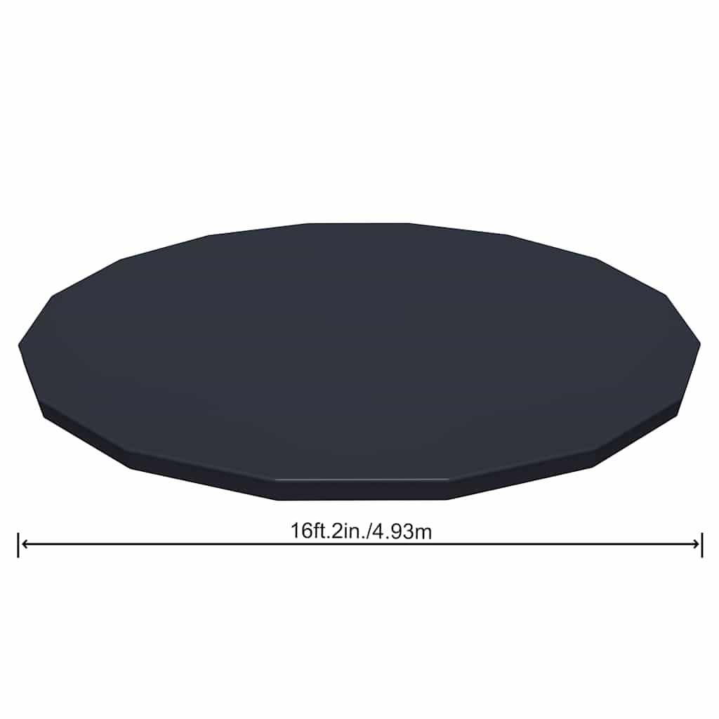 Pool Cover | Anthracite | PVC | 488 cm diameter |  Waterproof materials
