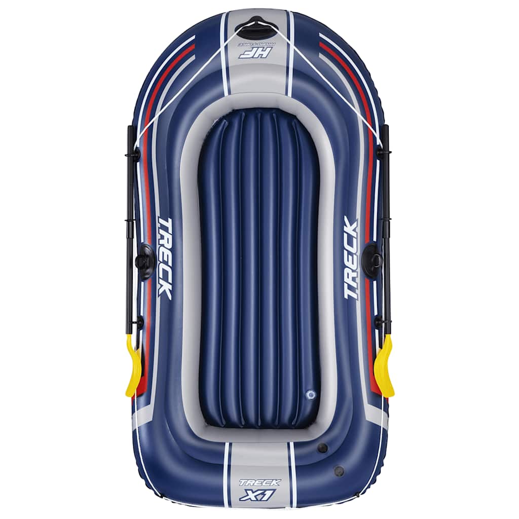 Hydro-Force Inflatable Boat with Pump and Oars Blue