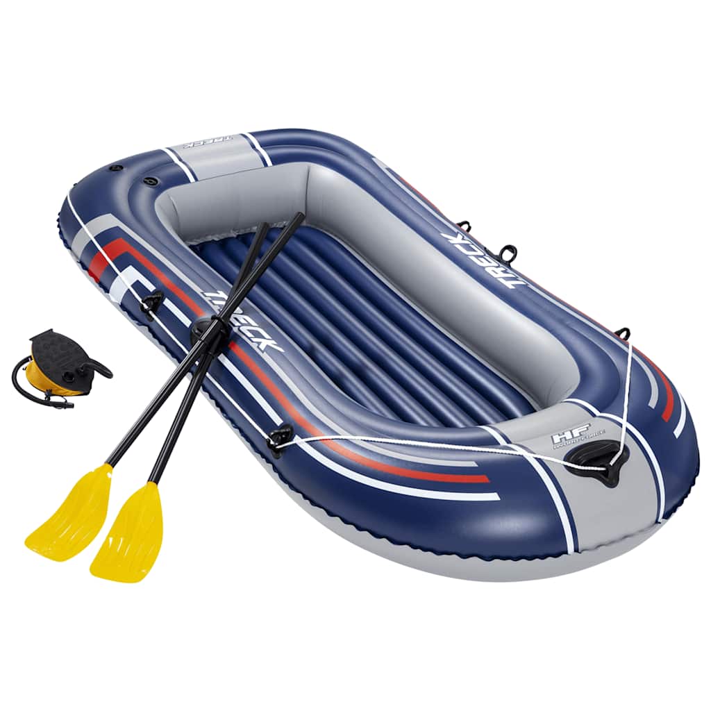 Hydro-Force Inflatable Boat with Pump and Oars Blue