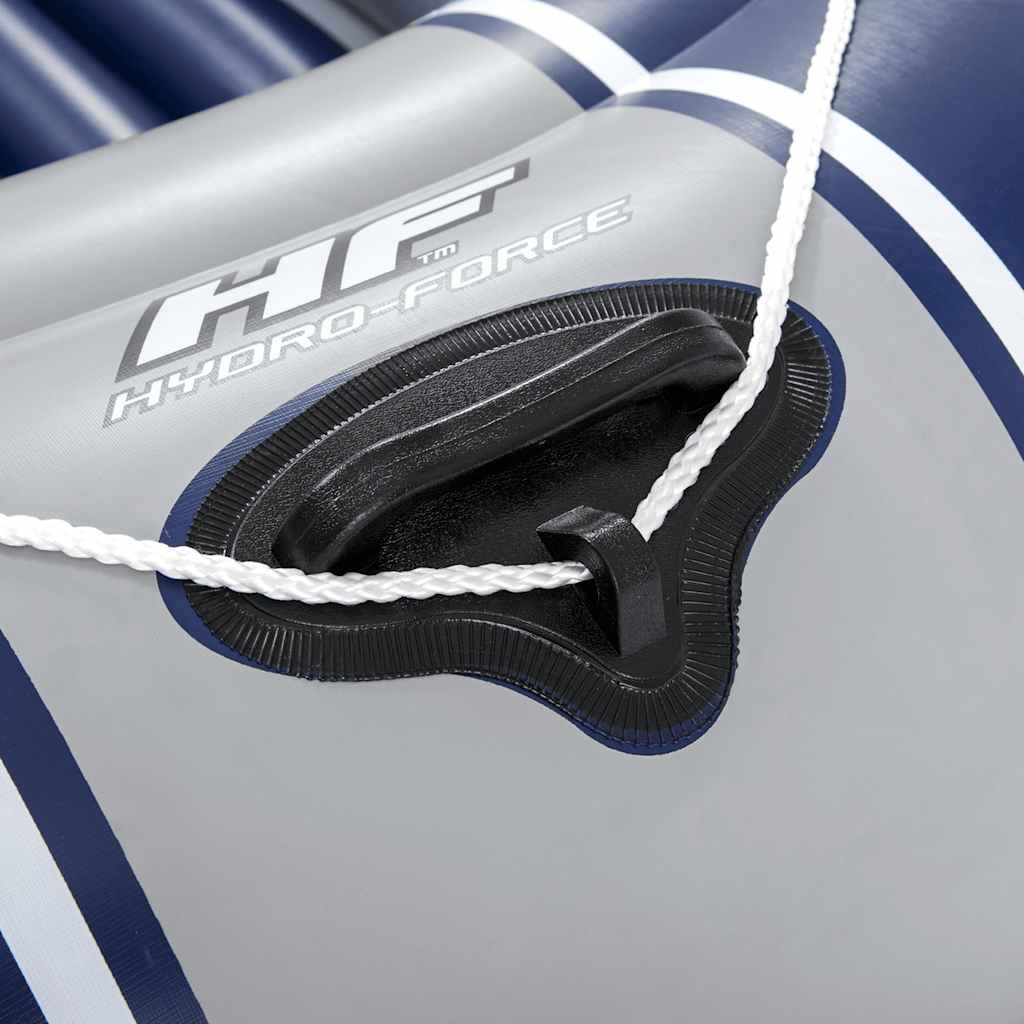 Hydro-Force Inflatable Boat with Pump and Oars Blue