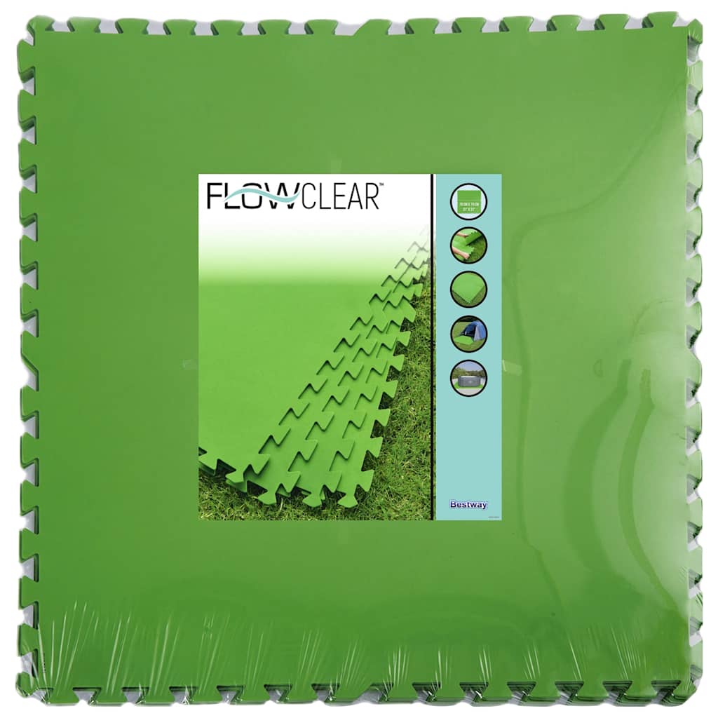 Flowclear Floor Protectors 9 pcs Green 5.47 m²