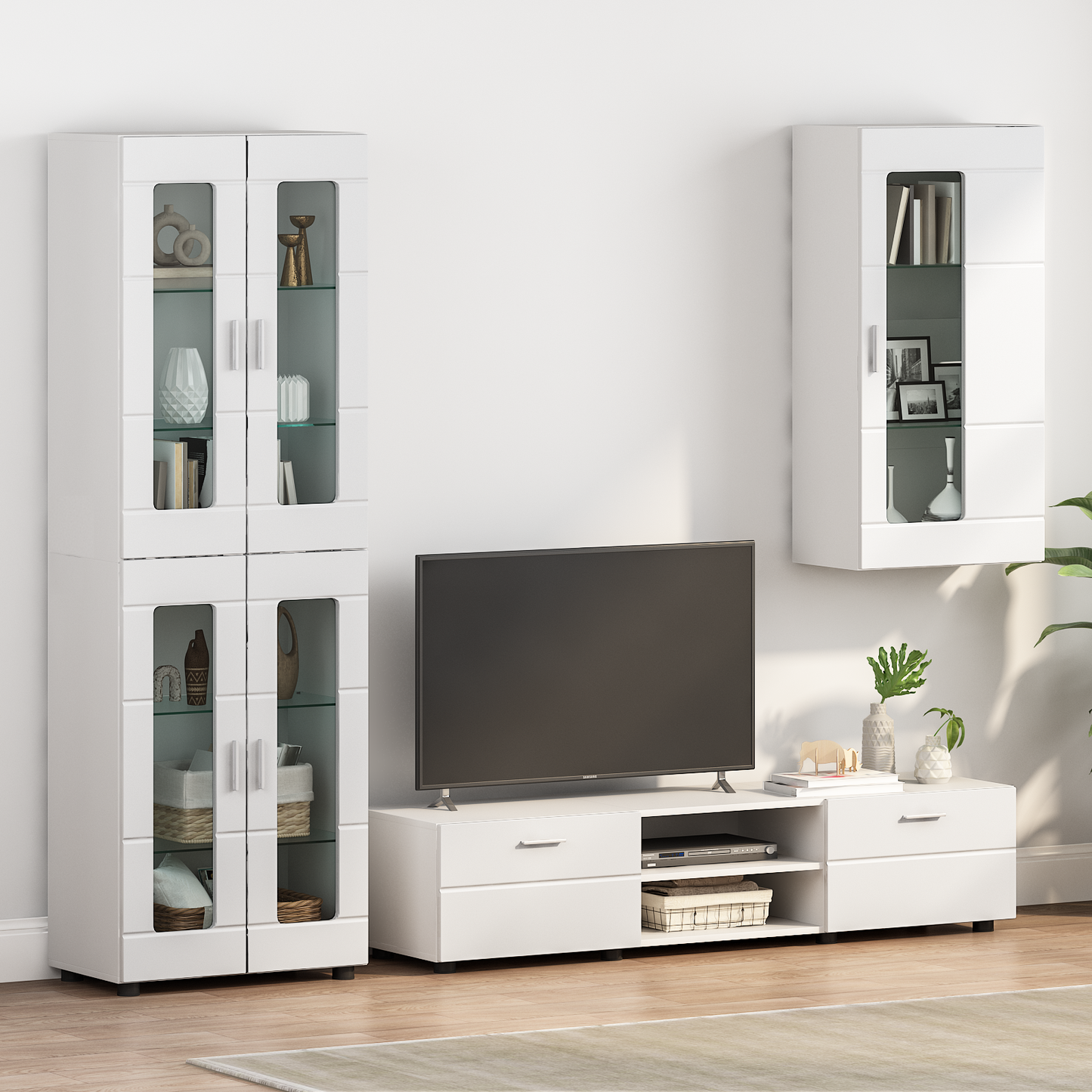 Wooden Cabinet White 50 x 29 x 100 cm Engineered Wood