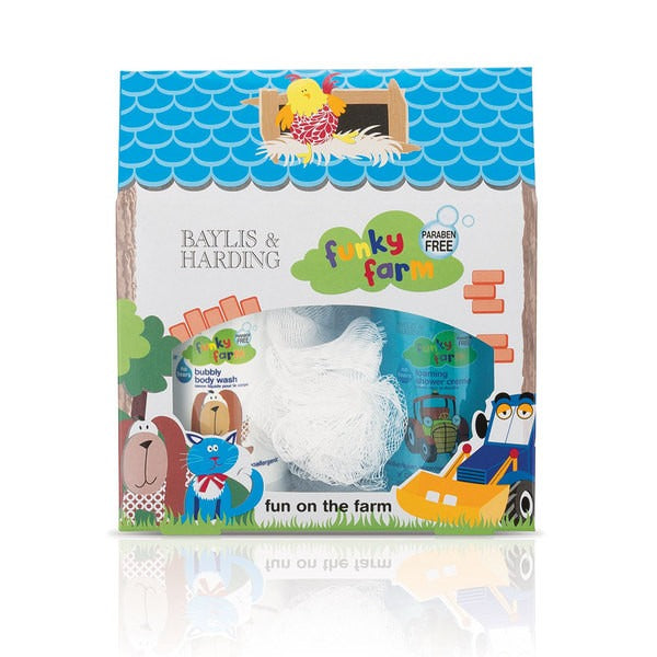 Baylis &amp; Harding Funky Farm 3 Pce Boys Toiletries Set