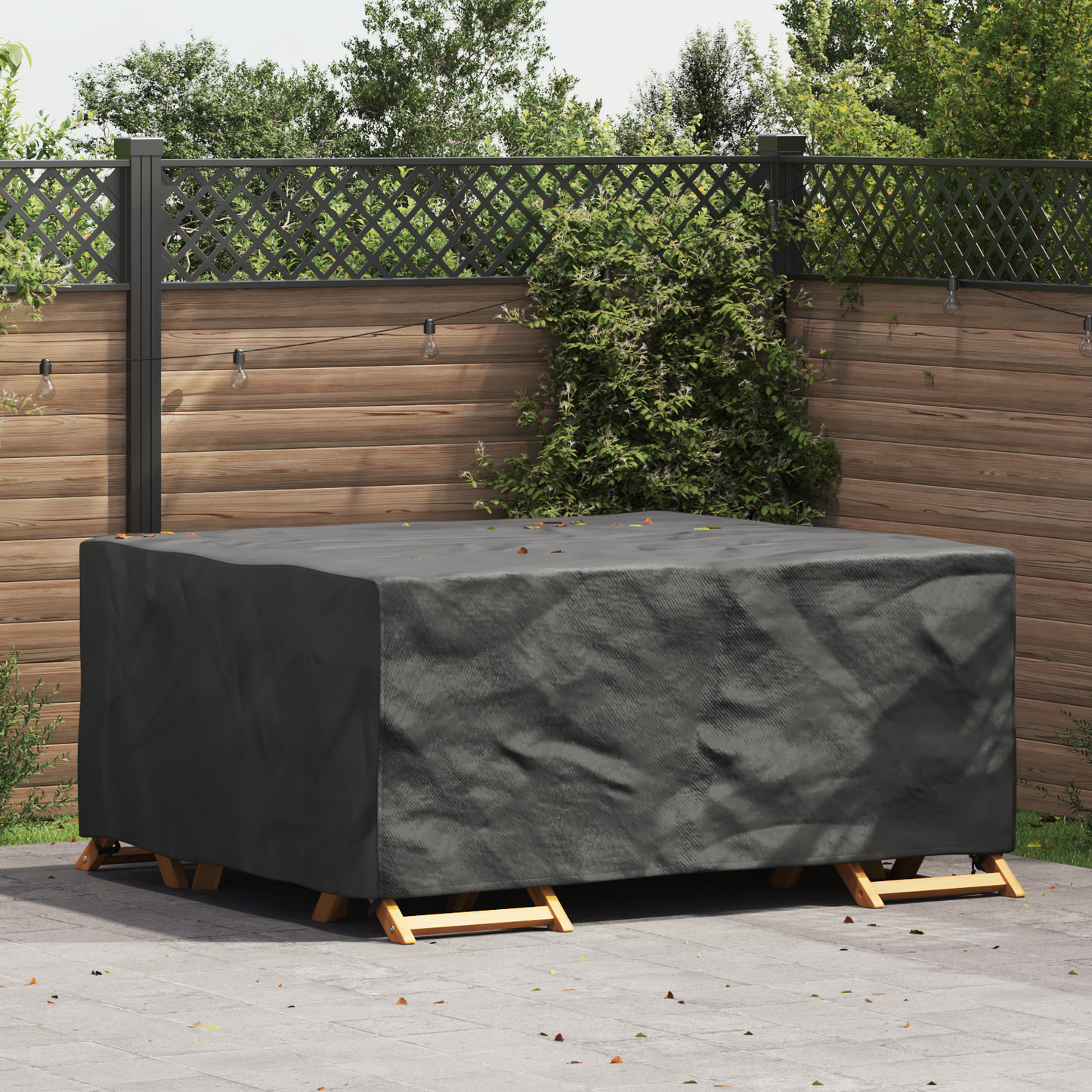 Furniture Cover Plain Black 200 x 165 x 80 cm 420D