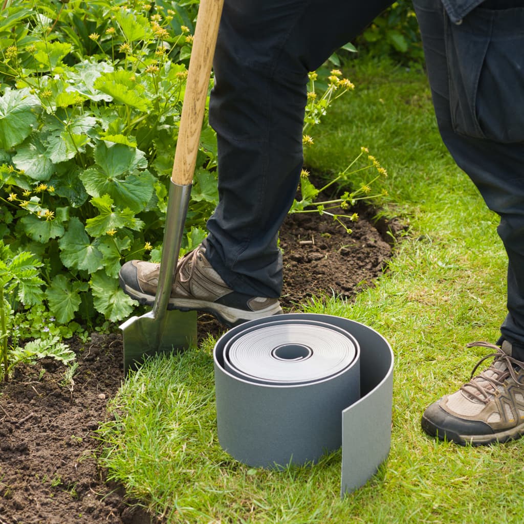 Nature Garden Border Edging and Spike Set Grey