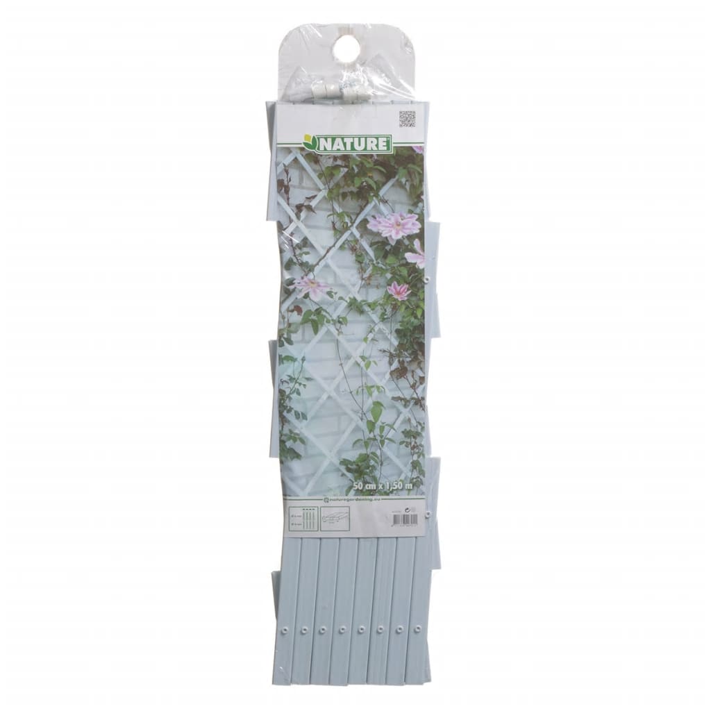 Nature Garden Trellis 50x150 cm PVC White 6040701