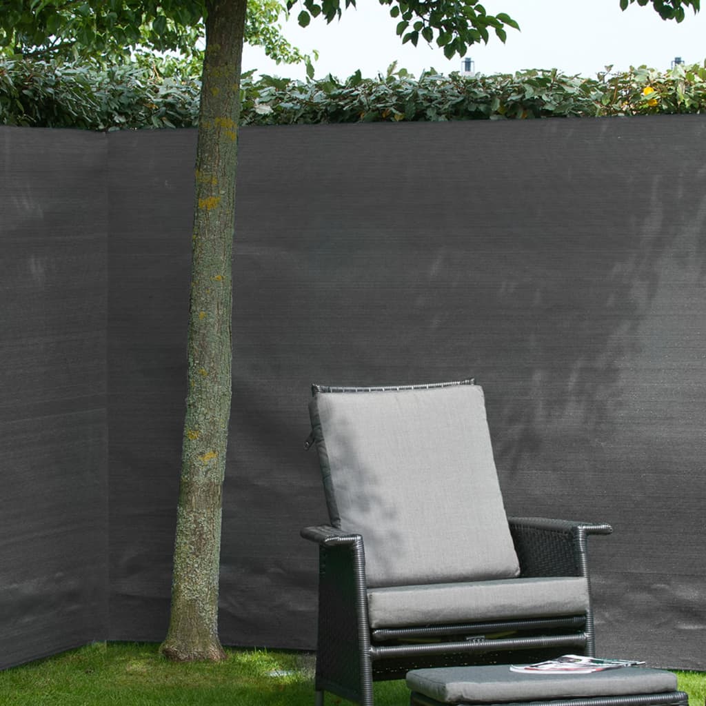 Nature Garden Sight Break Fencing PE 1.2x5m Anthracite