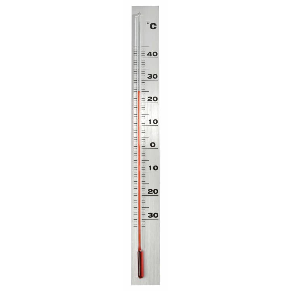 Nature Outdoor Wall Thermometer Aluminium 3.8x0.6x37 cm