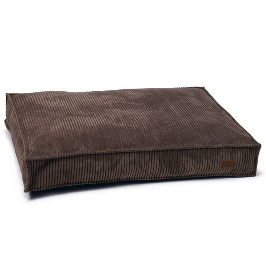 Designed by Lotte Dog Cushion Ribbed 100x70x15 cm Brown