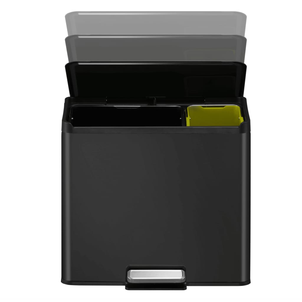 EKO Pedal Bin Essential 20+9 L Black