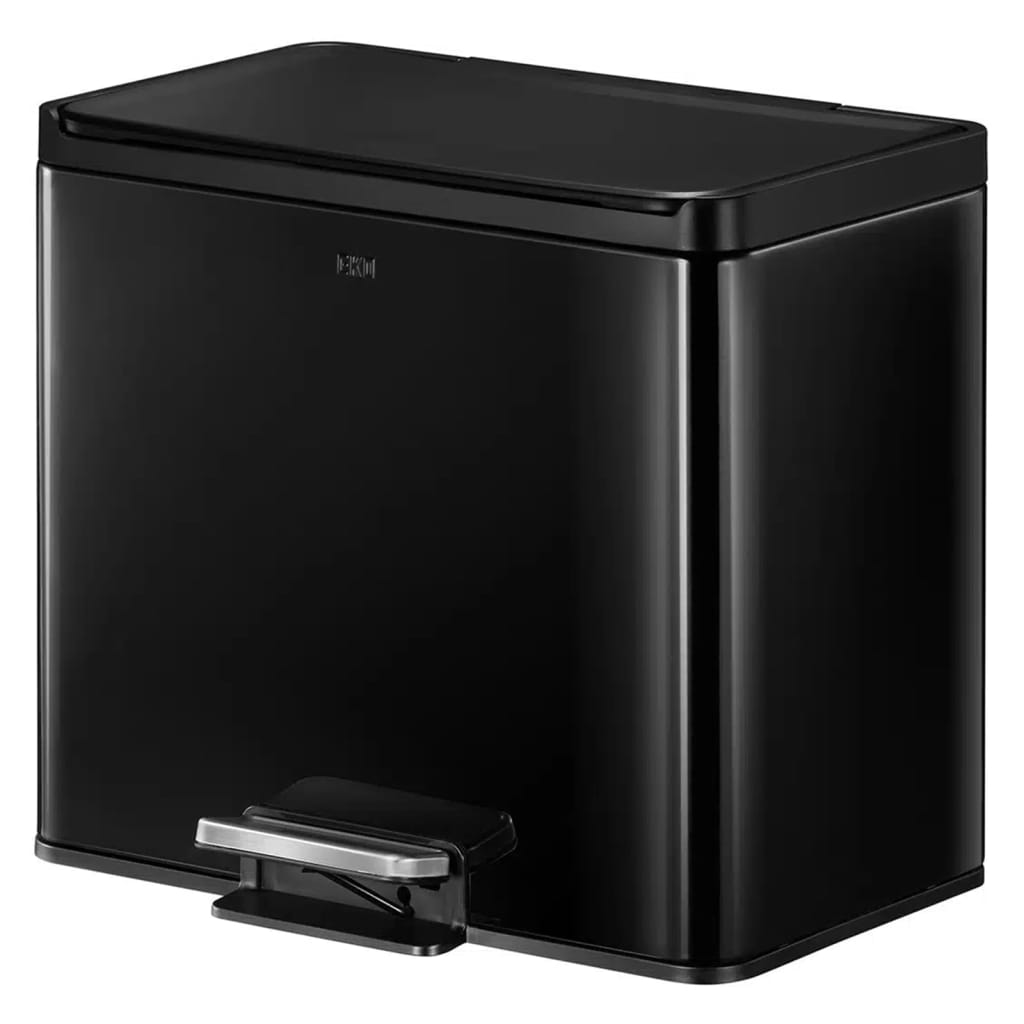 EKO Pedal Bin Essential 2x15 L Black