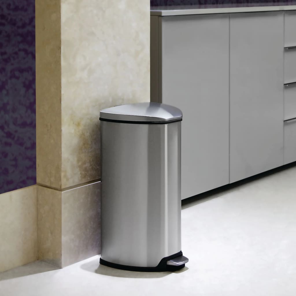 EKO Pedal Bin Grace 35 L Matte Silver