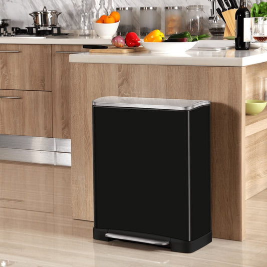 EKO Pedal Bin E-Cube 50 L Matte Black