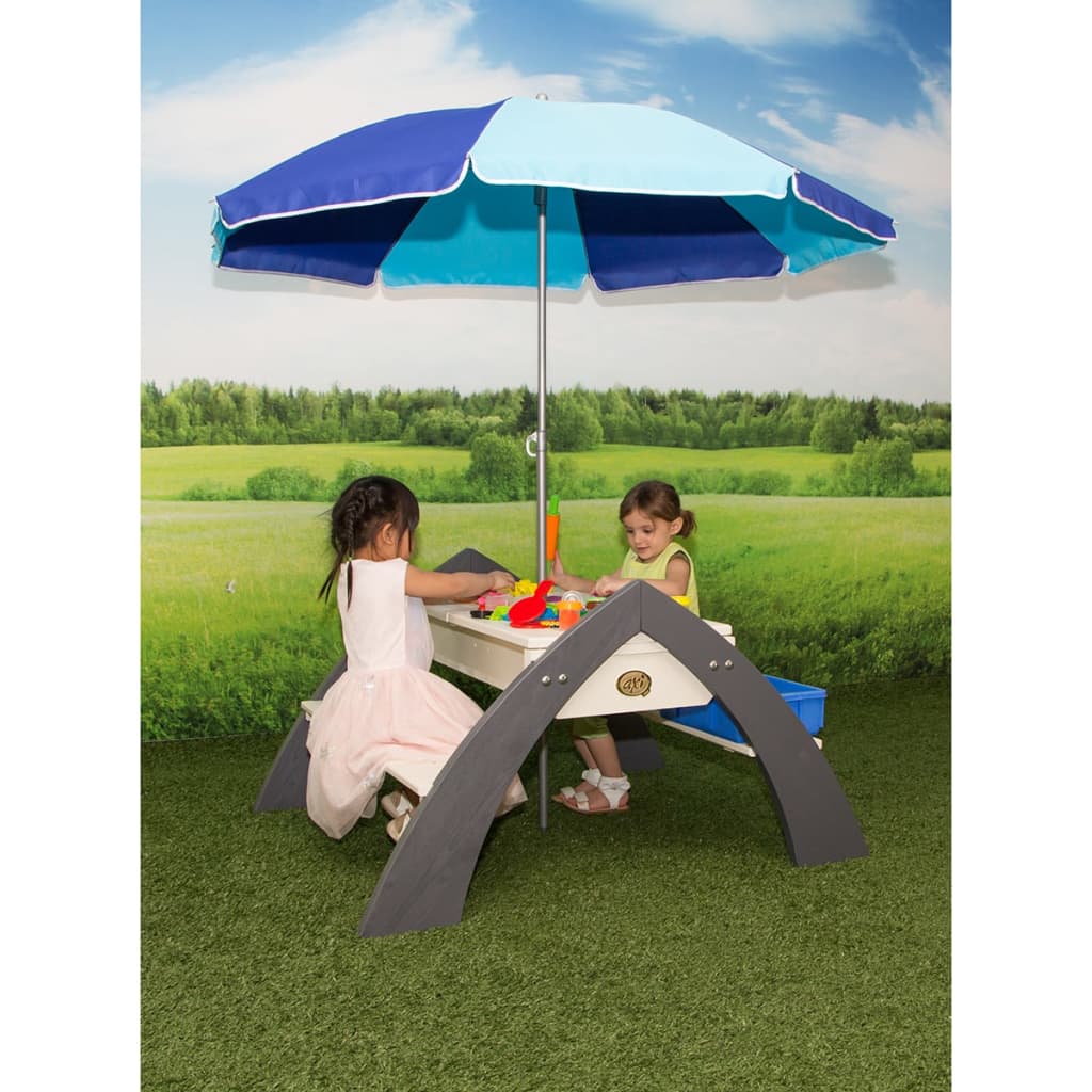 AXI Children's Picnic Table Delta Grey and White A031.023.00