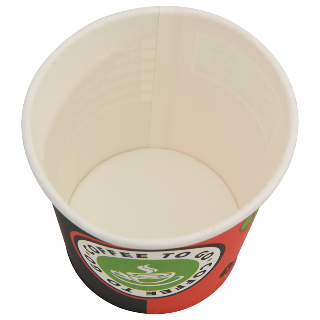 30084 vidaXL 1000 pcs Disposable Coffee Cups Paper 120 ml (4 oz)