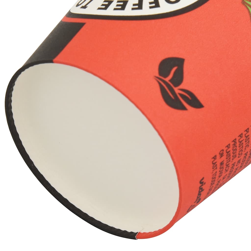 30084 vidaXL 1000 pcs Disposable Coffee Cups Paper 120 ml (4 oz)